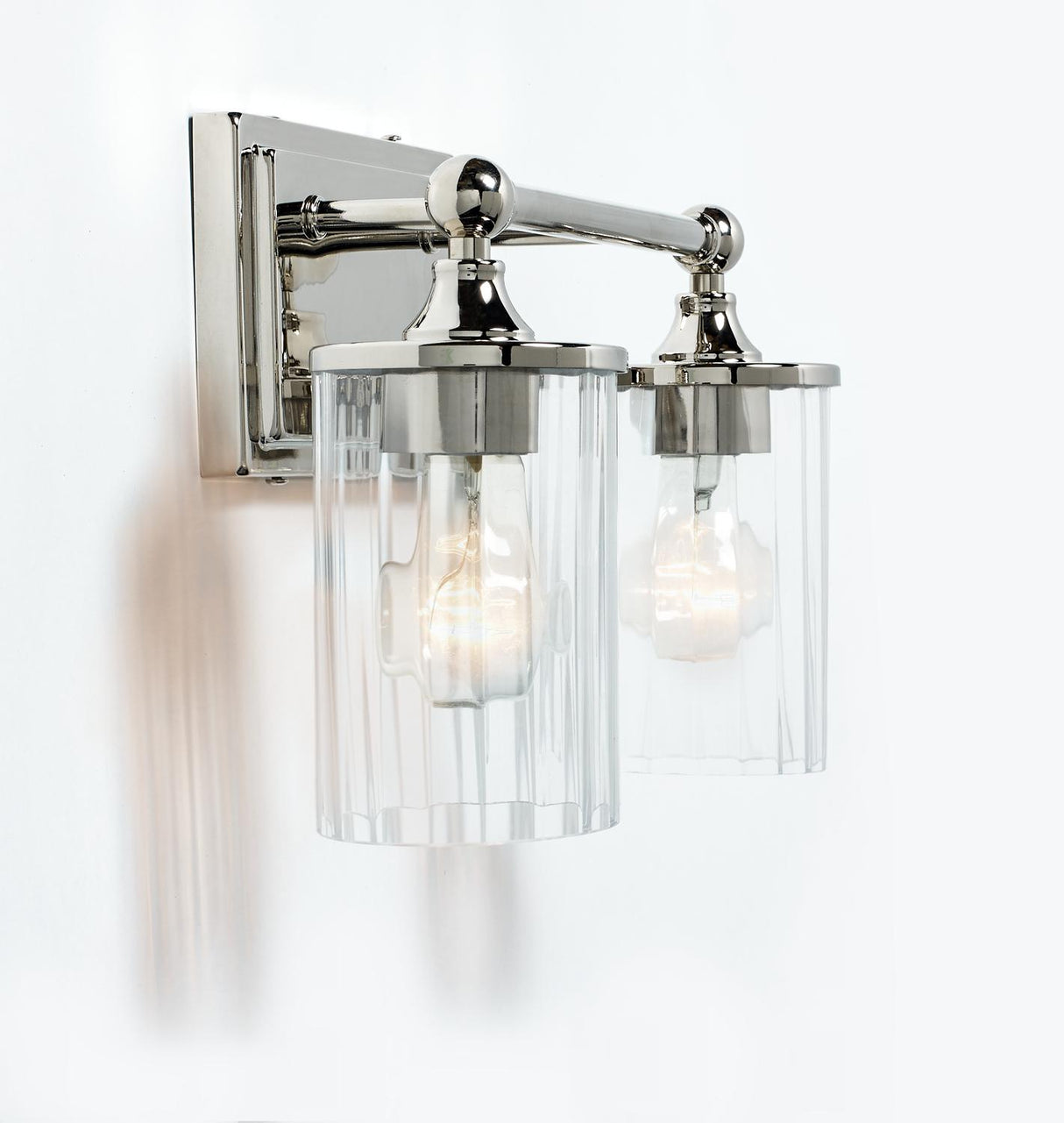 Capital Lighting 120721PN-423 Camden 2 Light Vanity Polished Nickel