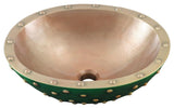 Thompson Traders Altamira Green Altamira Green PBC-1714ASG Antique Satin Gold with Green Lacquer Exterior
(Smooth)