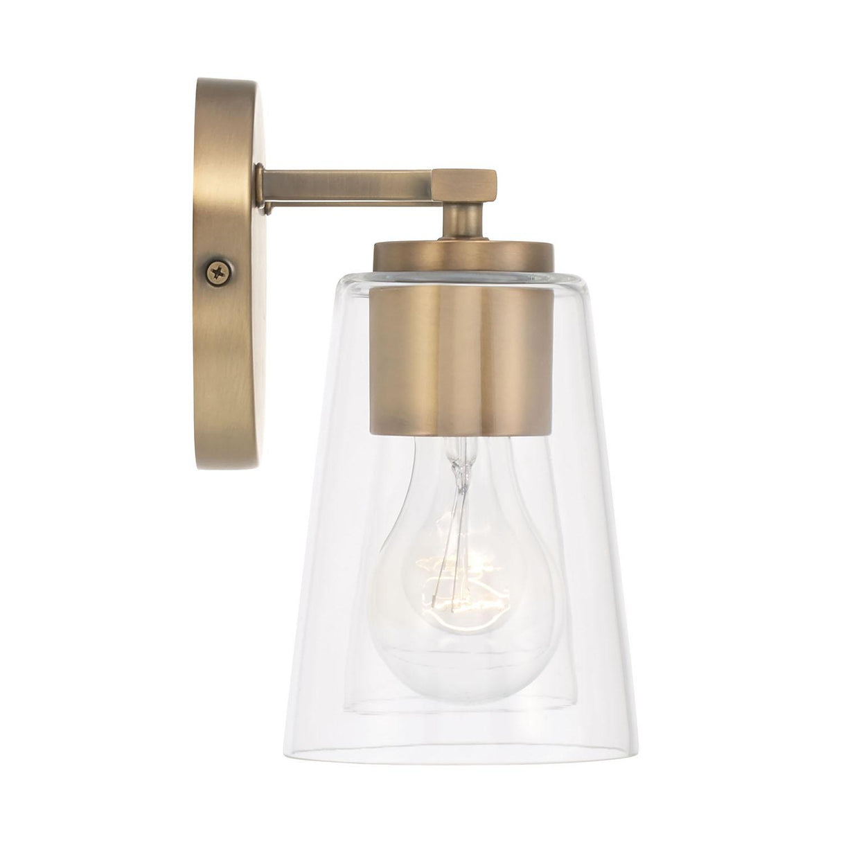 Capital Lighting 148621AD-537 Portman 2 Light Vanity Aged Brass