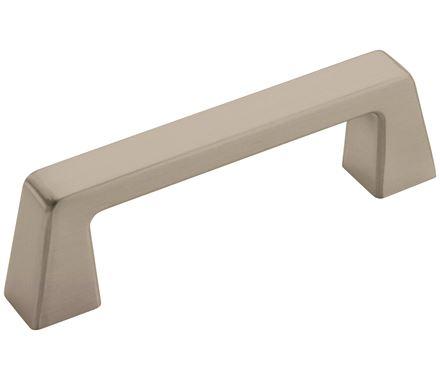 Amerock Cabinet Pull Satin Nickel 3 inch (76 mm) Center to Center Blackrock 1 Pack Drawer Pull Drawer Handle Cabinet Hardware