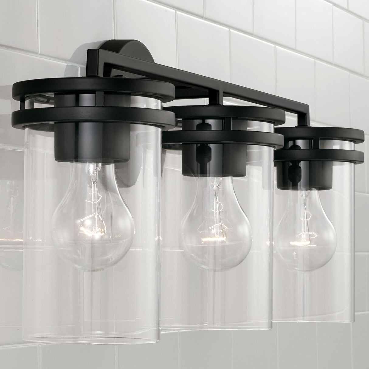 Capital Lighting 148731MB-539 Fuller 3 Light Vanity Matte Black