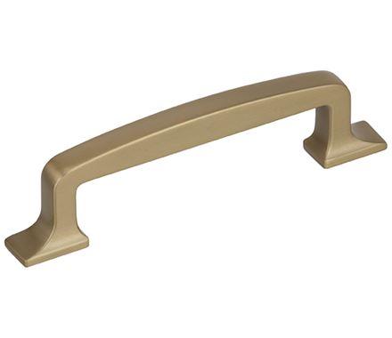 Amerock Cabinet Pull Golden Champagne 3-3/4 inch (96 mm) Center to Center Westerly 1 Pack Drawer Pull Drawer Handle Cabinet Hardware
