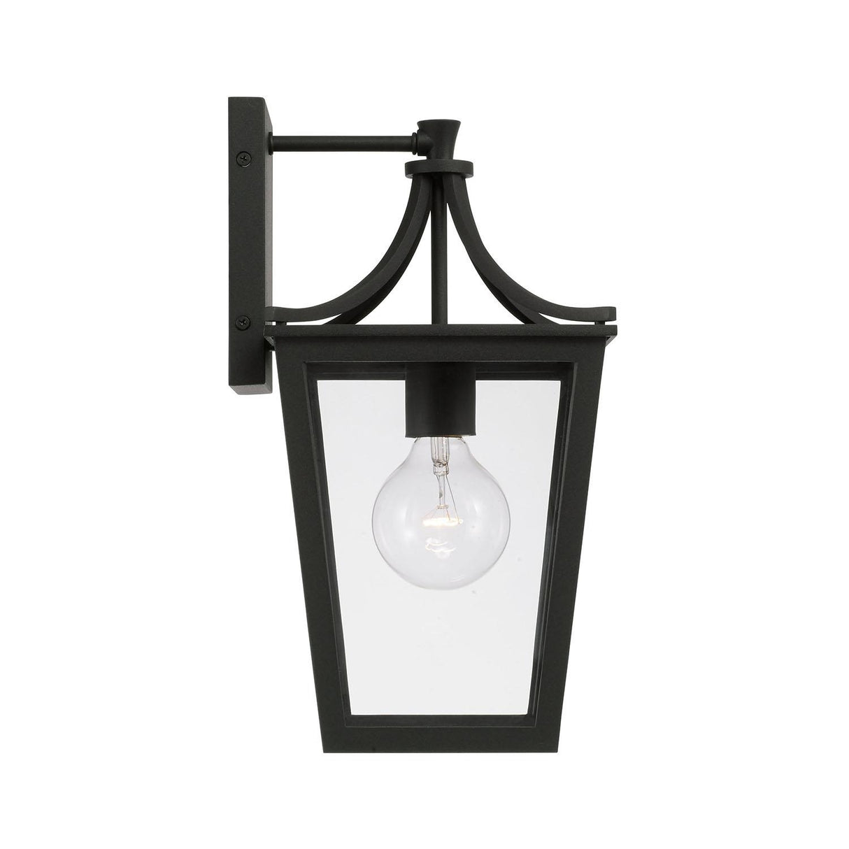 Capital Lighting 947911BK Adair 1 Light Outdoor Wall Lantern Black