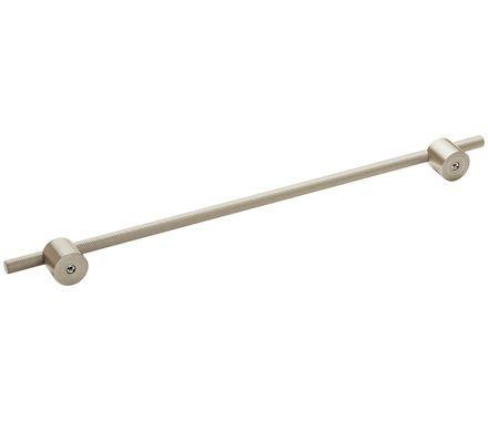 Amerock Cabinet Pull Silver Champagne 12-5/8 inch (320 mm) Center to Center Transcendent 1 Pack Drawer Pull Drawer Handle Cabinet Hardware
