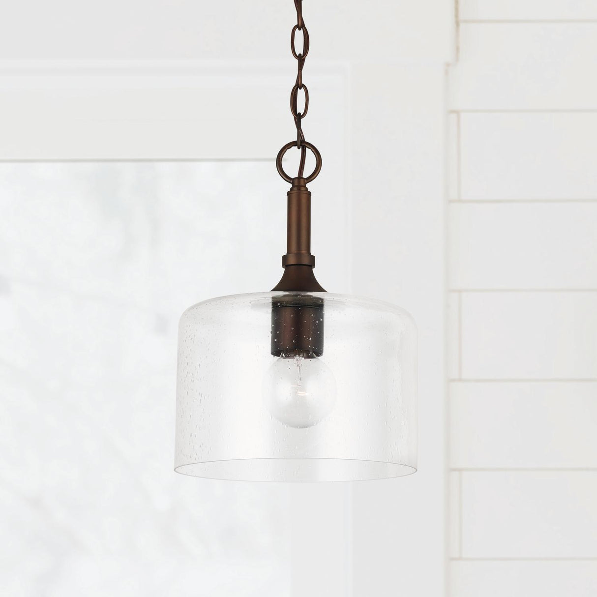 Capital Lighting 339311BZ Carter 1 Light Pendant Bronze