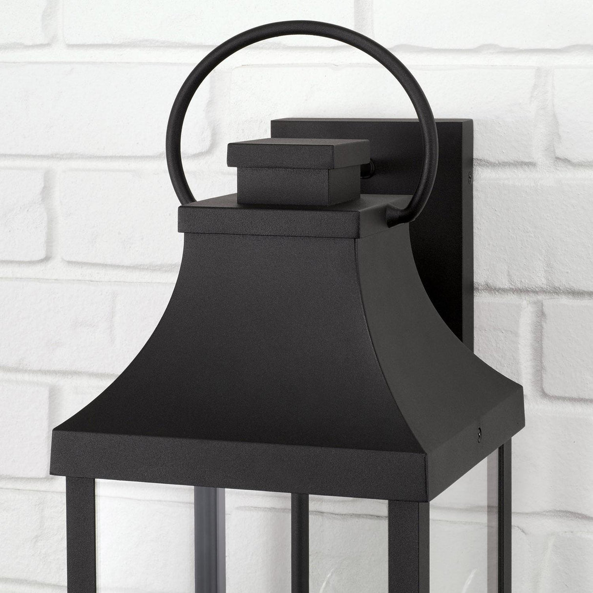 Capital Lighting 946431BK Bradford 3 Light Outdoor Wall Lantern Black