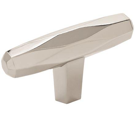 Amerock Cabinet Knob Polished Nickel 2-1/2 inch (64 mm) Length St. Vincent 1 Pack Drawer Knob Cabinet Hardware