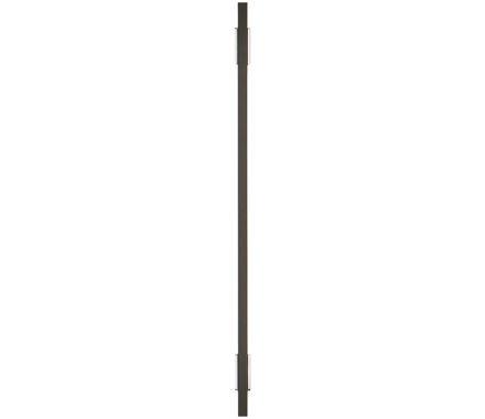 Amerock Cabinet Pull Polished Chrome/Brushed Matte Black 10-1/16 inch (256 mm) Center to Center Urbanite 1 Pack Drawer Pull Drawer Handle Cabinet Hardware