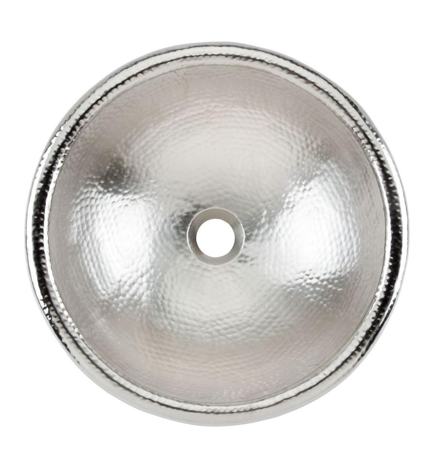 Thompson Traders Hammered Nickel Alder Bath Sink Tacambaro 2RP-BRN Nickel
(Hammered)