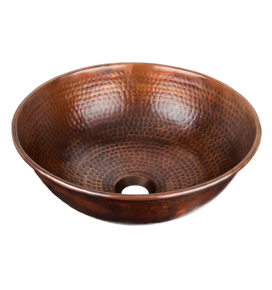 Thompson Traders Black Copper Petit Manet Bath Sink Leon P-23-1223-BC Aged Copper
(Hammered)