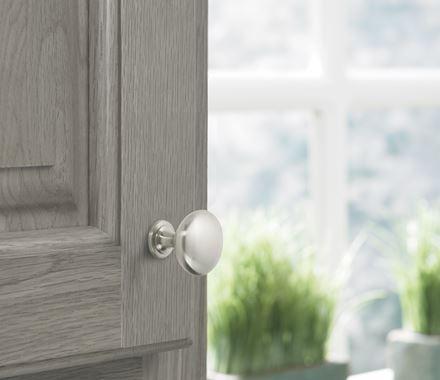 Amerock Cabinet Knob Satin Nickel 1-1/4 inch (32 mm) Diameter Edona 1 Pack Drawer Knob Cabinet Hardware