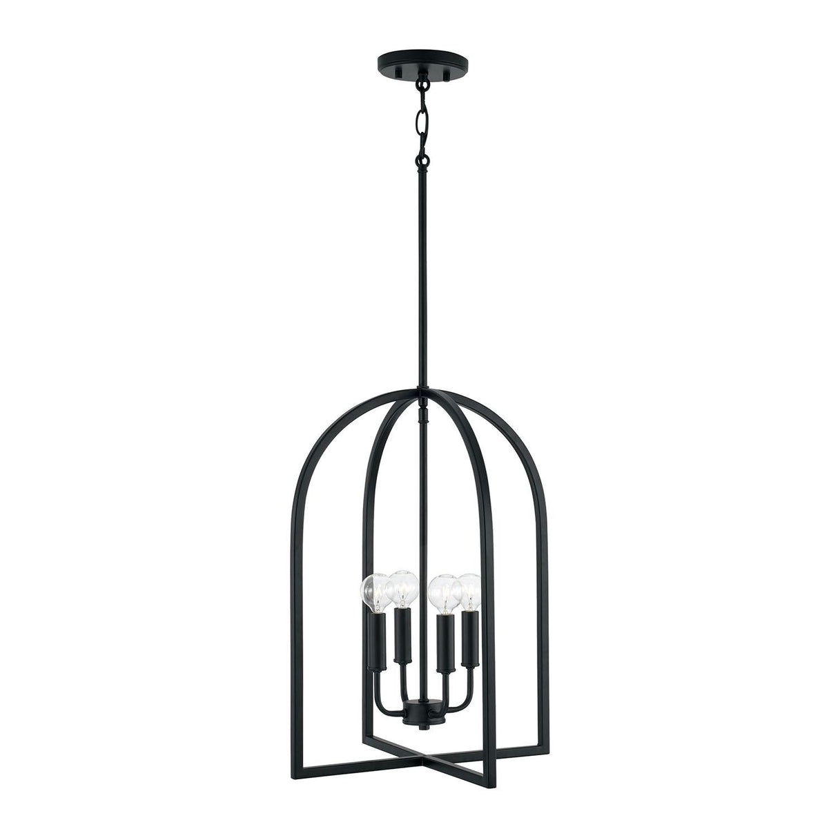 Capital Lighting 548841MB Lawson 4 Light Foyer Matte Black