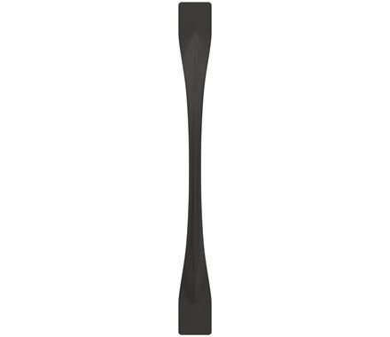 Amerock Cabinet Pull Matte Black 5-1/16 inch (128 mm) Center-to-Center Uprise 1 Pack Drawer Pull Cabinet Handle Cabinet Hardware