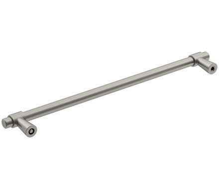 Amerock Cabinet Pull Satin Nickel 8-13/16 inch (224 mm) Center-to-Center Destine 1 Pack Drawer Pull Cabinet Handle Cabinet Hardware