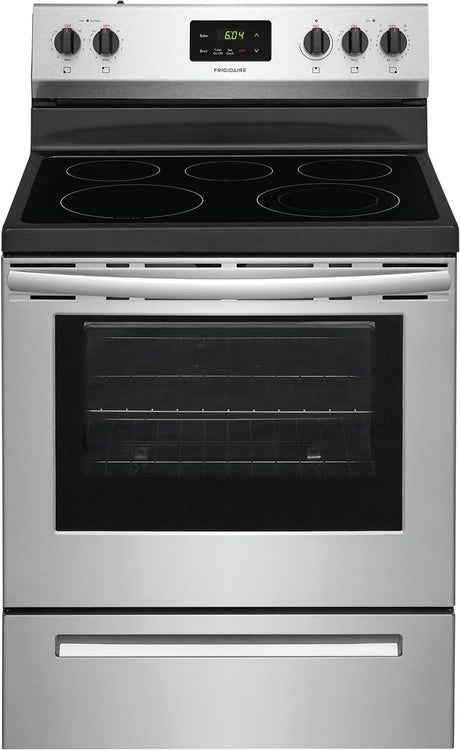 Frigidaire FCRE3052AS 30" Electric Smooth Top Freestanding Range Manual Clean