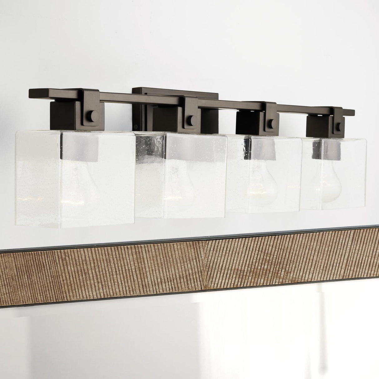 Capital Lighting 139144OR-498 Graham 4 Light Vanity Oil Rubbed Bronze