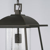 Capital Lighting 943614OZ Durham 1 Light Outdoor Hanging Lantern Oiled Bronze