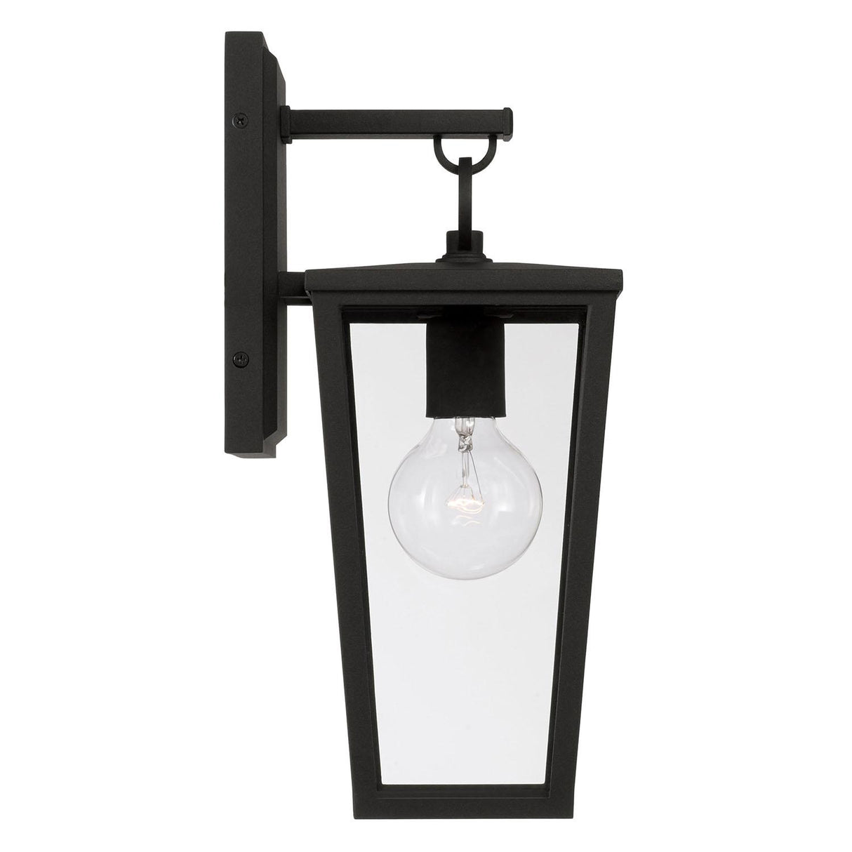 Capital Lighting 948111BK Elliott 1 Light Outdoor Wall Lantern Black
