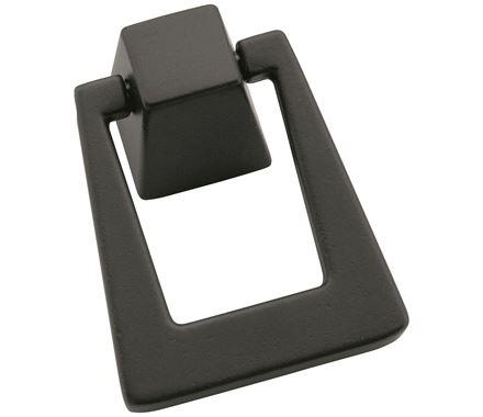 Amerock Cabinet Pendant Black Bronze 1-13/16 inch (46 mm) Length Blackrock 1 Pack Cabinet Knob Drawer Knob Cabinet Hardware