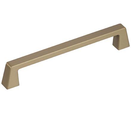 Amerock Cabinet Pull Golden Champagne 6-5/16 inch (160 mm) Center to Center Blackrock 1 Pack Drawer Pull Drawer Handle Cabinet Hardware