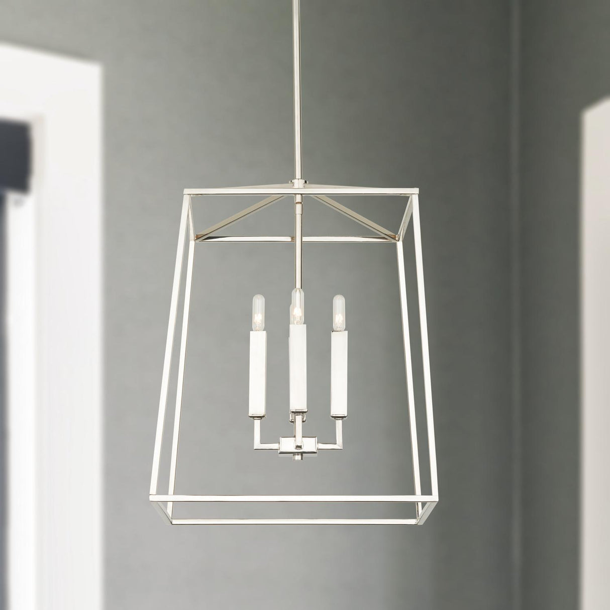 Capital Lighting 537642PN Thea 4 Light Foyer Polished Nickel