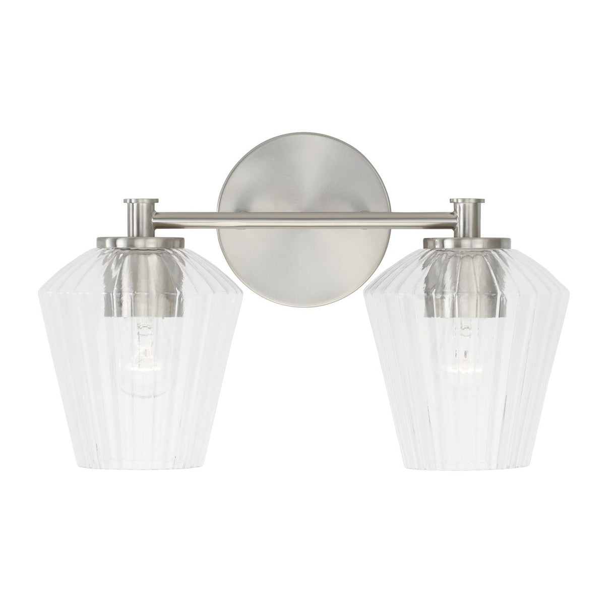 Capital Lighting 141421BN-507 Beau 2 Light Vanity Brushed Nickel