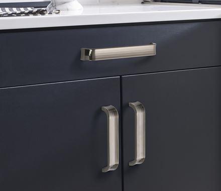 Amerock Cabinet Pull Gunmetal 7-9/16 inch (192 mm) Center to Center Concentric 1 Pack Drawer Pull Drawer Handle Cabinet Hardware