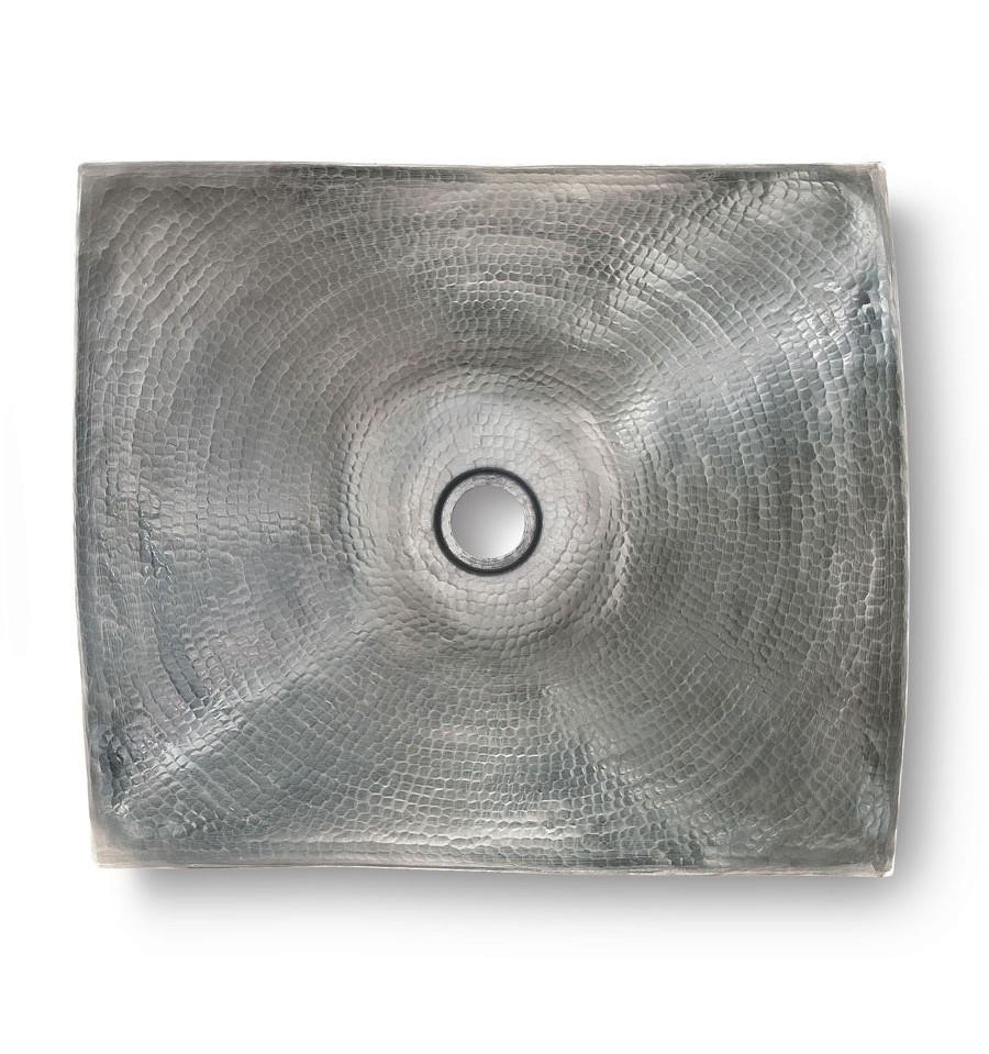 Thompson Traders Nirvana Hammered Nickel Bath Sink Arandas NSP Nickel