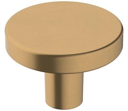 Amerock Cabinet Knob Champagne Bronze 1-3/8 inch (35 mm) Diameter Versa 1 Pack Drawer Knob Cabinet Hardware
