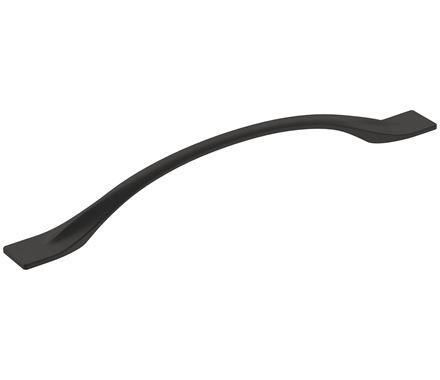 Amerock Cabinet Pull Matte Black 7-9/16 inch (192 mm) Center-to-Center Uprise 1 Pack Drawer Pull Cabinet Handle Cabinet Hardware