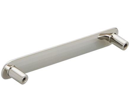 Amerock Cabinet Pull Polished Nickel 5-1/16 inch (128 mm) Center to Center Concentric 1 Pack Drawer Pull Drawer Handle Cabinet Hardware