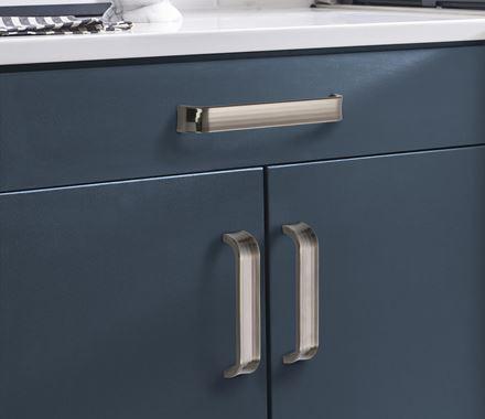 Amerock Cabinet Pull Gunmetal 7-9/16 inch (192 mm) Center to Center Concentric 1 Pack Drawer Pull Drawer Handle Cabinet Hardware