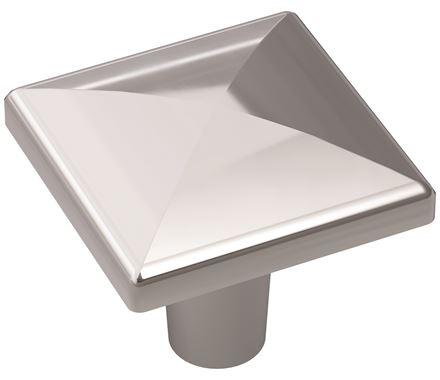 Amerock Cabinet Knob Polished Chrome 1-1/2 inch (38 mm) Length Extensity 1 Pack Drawer Knob Cabinet Hardware