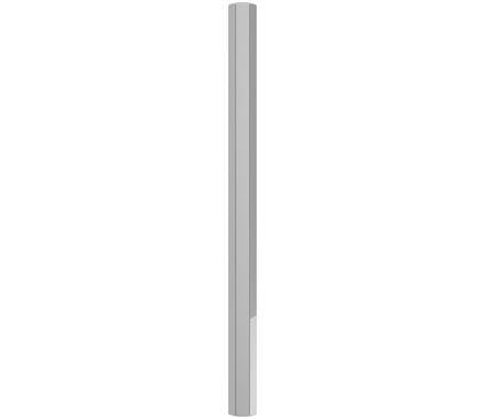 Amerock Cabinet Pull Polished Chrome 5-1/16 inch (128 mm) Center-to-Center Caliber 1 Pack Drawer Pull Cabinet Handle Cabinet Hardware
