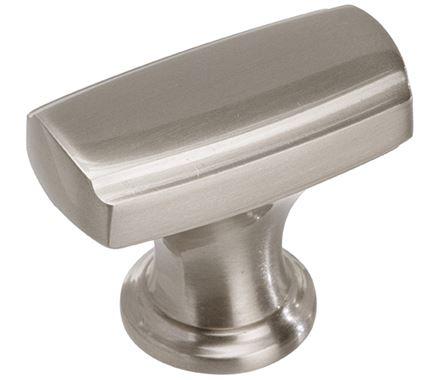 Amerock Cabinet Knob Satin Nickel 1-3/8 inch (35 mm) Length Highland Ridge 1 Pack Drawer Knob Cabinet Hardware