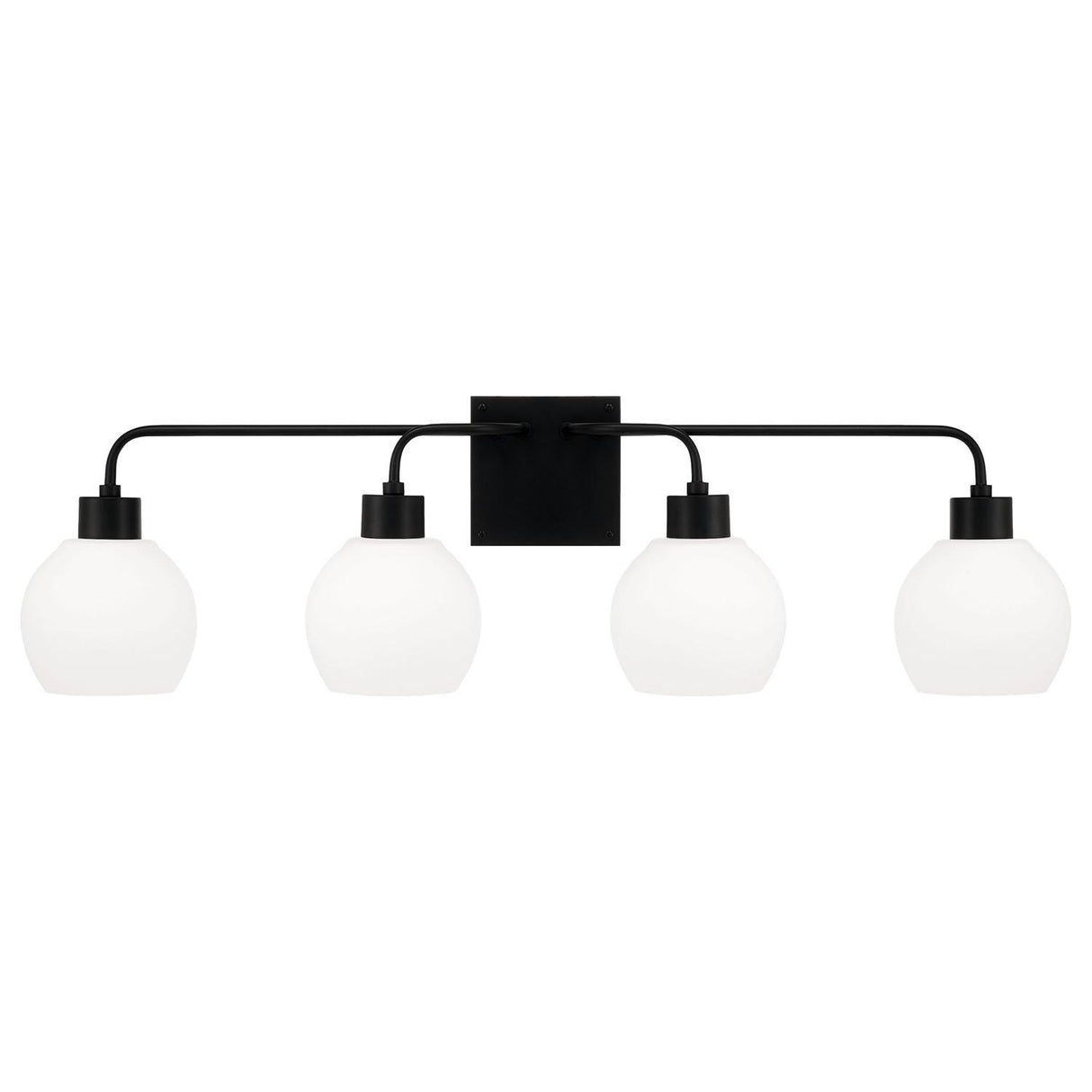 Capital Lighting 120041MB-540 Tanner 4 Light Vanity Matte Black