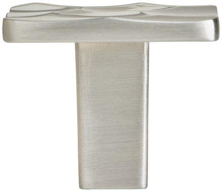 Amerock Cabinet Knob Satin Nickel 1-3/16 inch (30 mm) Length Kamari 1 Pack Drawer Knob Cabinet Hardware
