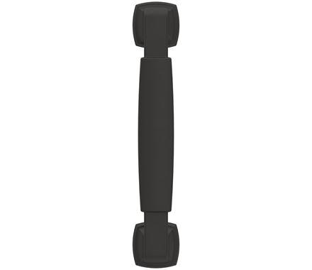 Amerock Cabinet Pull Matte Black 3-3/4 inch (96 mm) Center-to-Center Stature 1 Pack Drawer Pull Cabinet Handle Cabinet Hardware