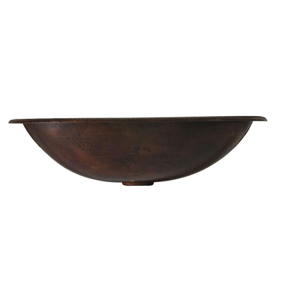 Thompson Traders Matisse Black Copper Bath Sink Huacana 2OBC Aged Copper
(Hammered)