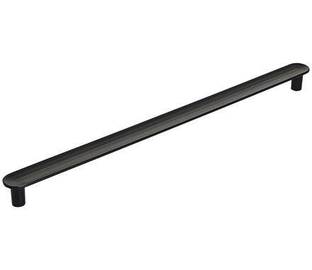 Amerock Cabinet Pull Matte Black 10-1/16 inch (256 mm) Center to Center Concentric 1 Pack Drawer Pull Drawer Handle Cabinet Hardware