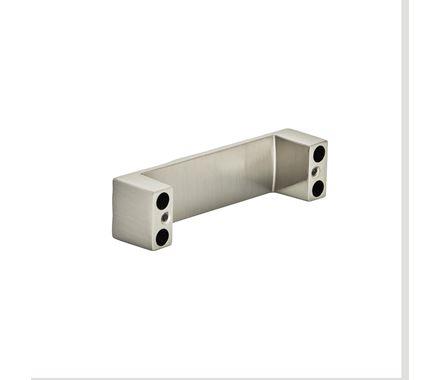 Amerock Cabinet Pull Satin Nickel 3-3/4 inch (96 mm) Center to Center Calathea 1 Pack Drawer Pull Drawer Handle Cabinet Hardware