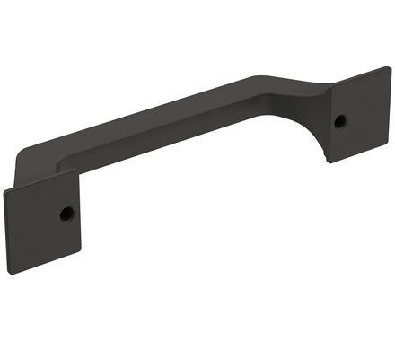 Amerock Cabinet Pull Matte Black 3-3/4 inch (96 mm) Center-to-Center Exceed 1 Pack Drawer Pull Cabinet Handle Cabinet Hardware