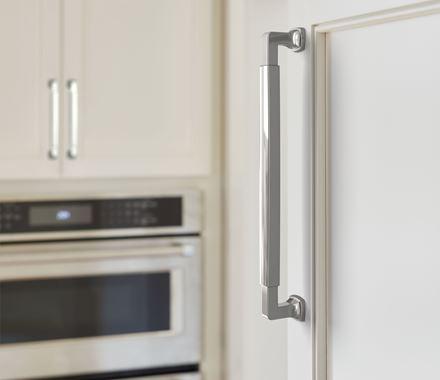 Amerock Cabinet Pull Polished Chrome 8-13/16 inch (224 mm) Center-to-Center Stature 1 Pack Drawer Pull Cabinet Handle Cabinet Hardware
