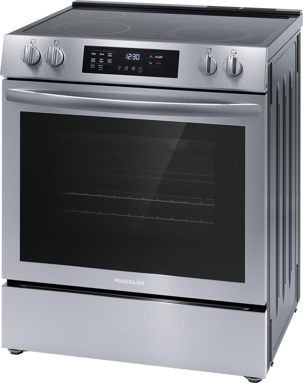 Frigidaire FCFE3083AS 30" Front Control Electric Range, smooth top, ADA