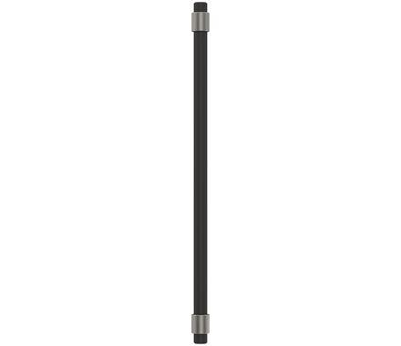 Amerock Cabinet Pull Matte Black/Satin Nickel 8-13/16 inch (224 mm) Center-to-Center Mergence 1 Pack Drawer Pull Cabinet Handle Cabinet Hardware