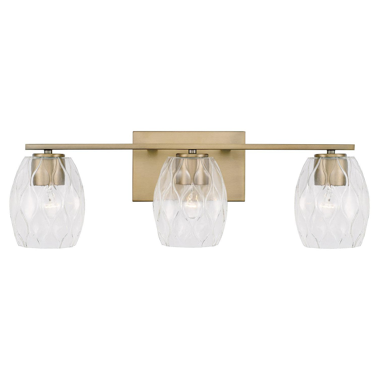 Capital Lighting 145331AD-525 Lucas 3 Light Vanity Aged Brass