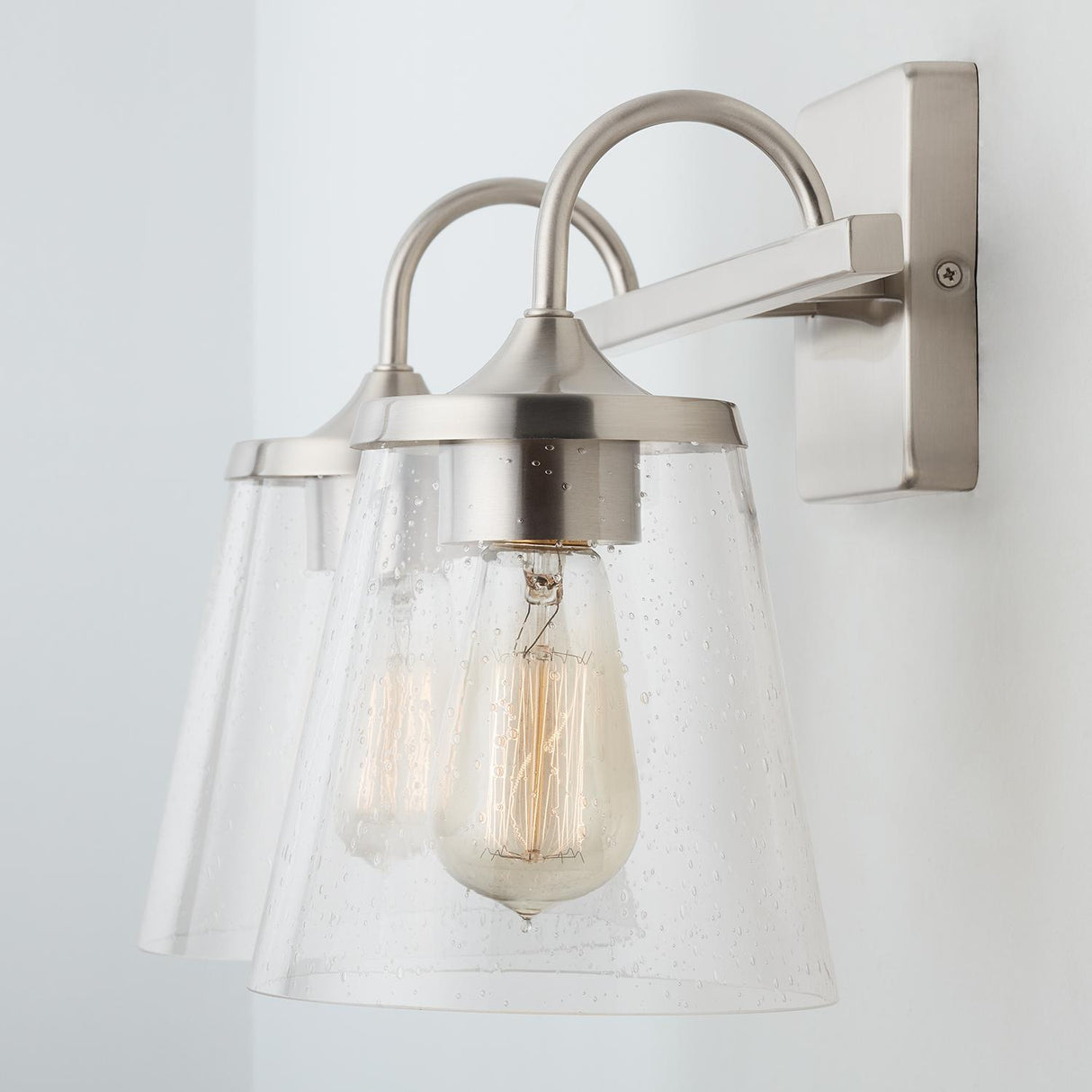Capital Lighting 139122BN-496 Jayne 2 Light Vanity Brushed Nickel