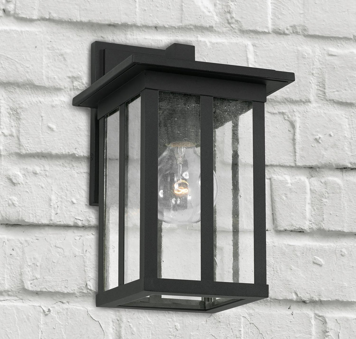 Capital Lighting 943811BK Barrett 1 Light Outdoor Wall Lantern Black