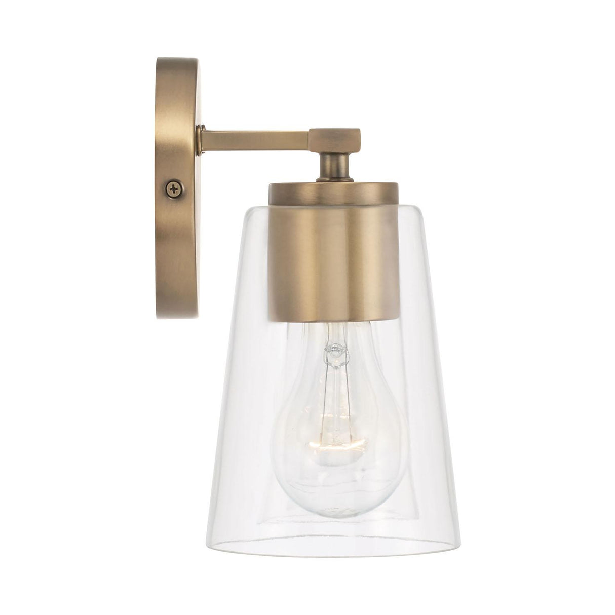 Capital Lighting 148631AD-537 Portman 3 Light Vanity Aged Brass