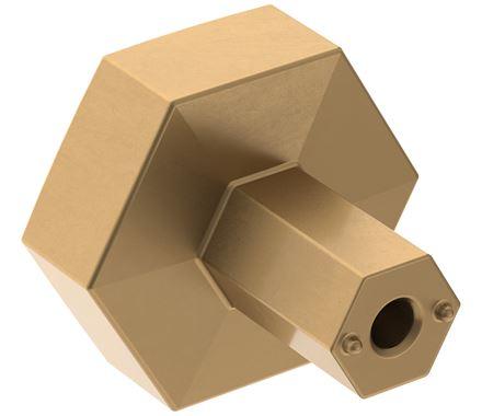 Amerock Cabinet Knob Champagne Bronze 1-1/4 inch (32 mm) Diameter Caliber 1 Pack Drawer Knob Cabinet Hardware